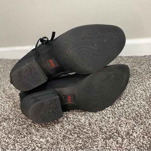 Dingo Valerie Paisley Black Silver Western Booties Floral Leather Women’s 8.5 - Picture 8 of 8